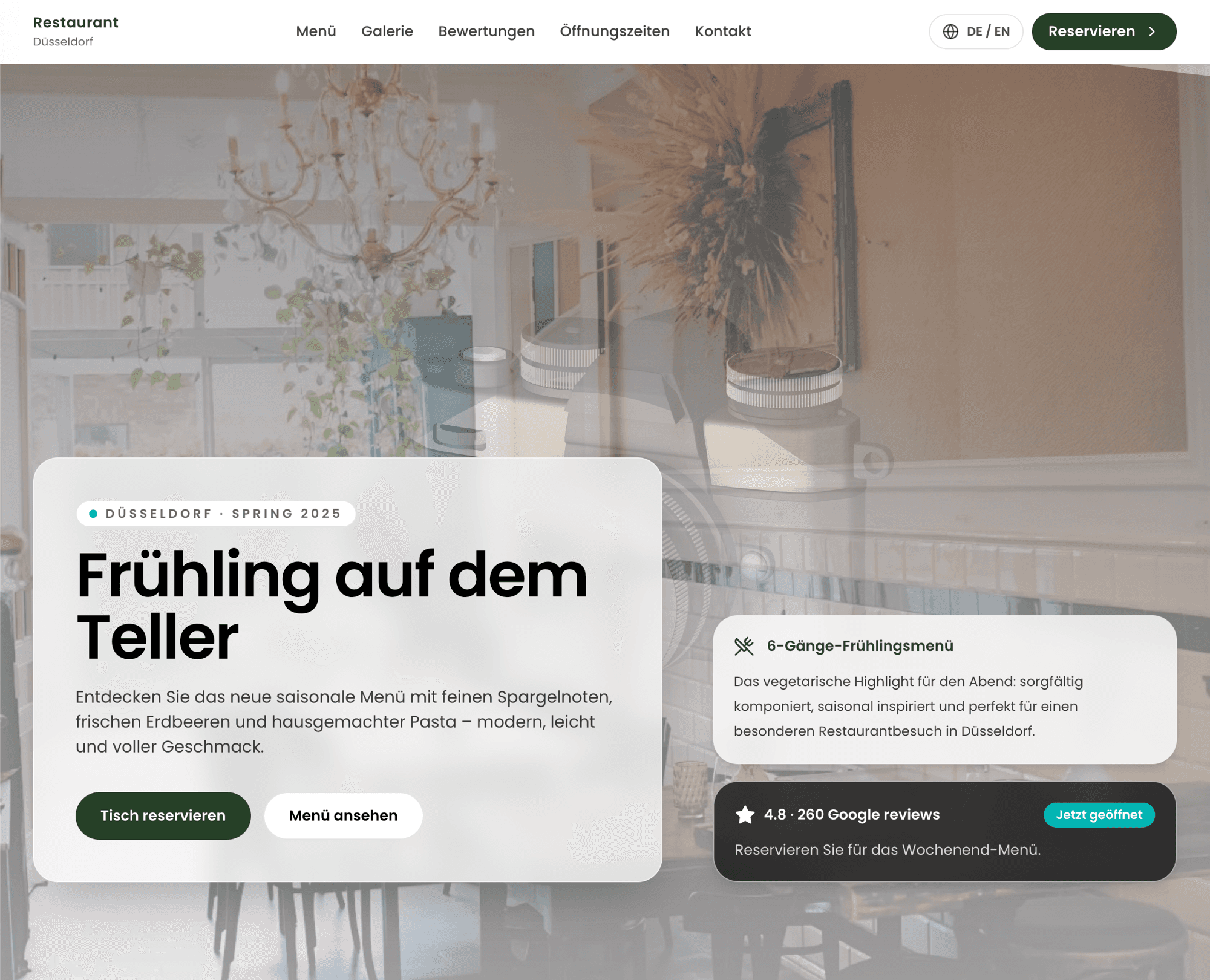 Restaurant · Düsseldorf — concept
